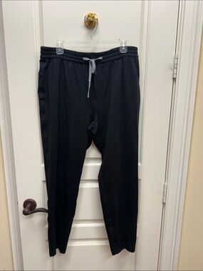 lululemon athletica Black Jogger Pants with Gray Drawcord